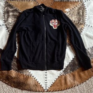 Chaser Black Jacket with Tiger Patch